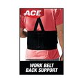 Ace Work Belt with Removable Suspenders, One-Size Adjustable, Black 208605